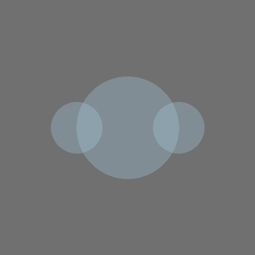 Picture of three circles saved from a sketch.