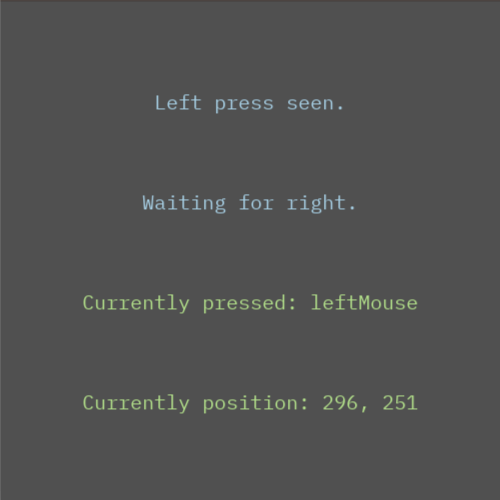 Picture of a sketch taking mouse input.