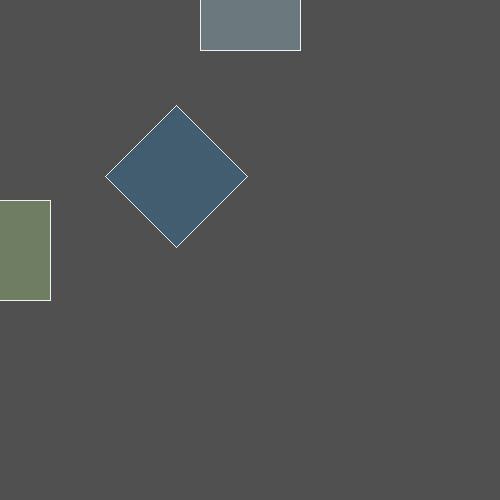 Picture of three squares with rotation.